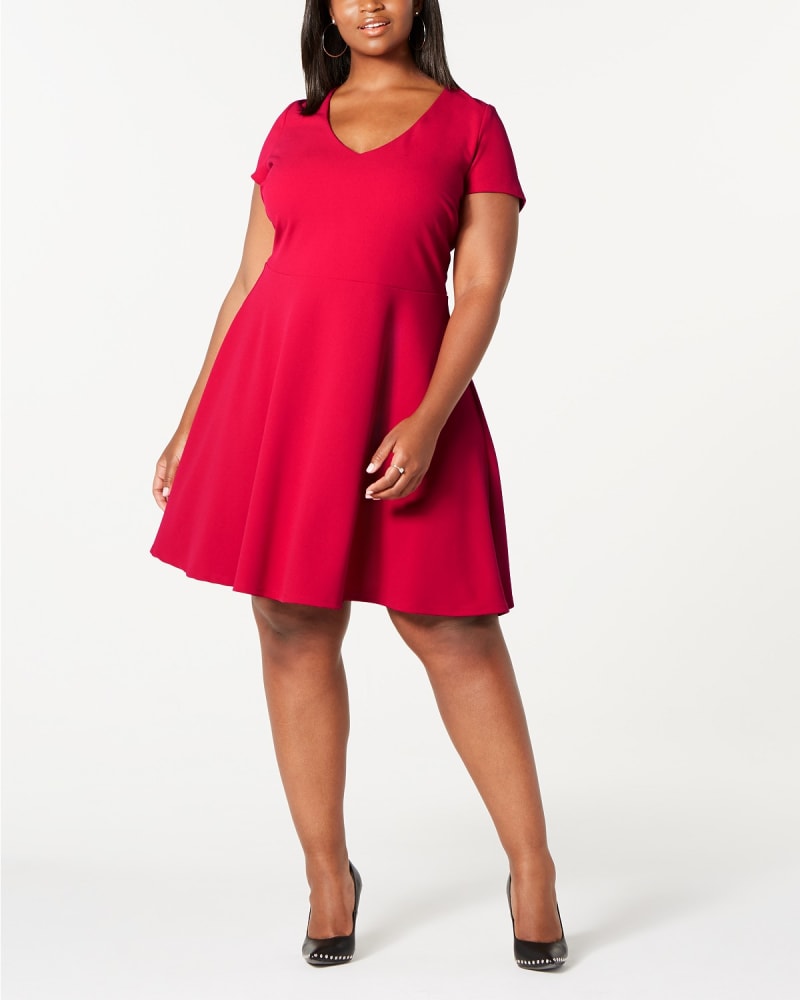 Women's plus size skater dresses cheap